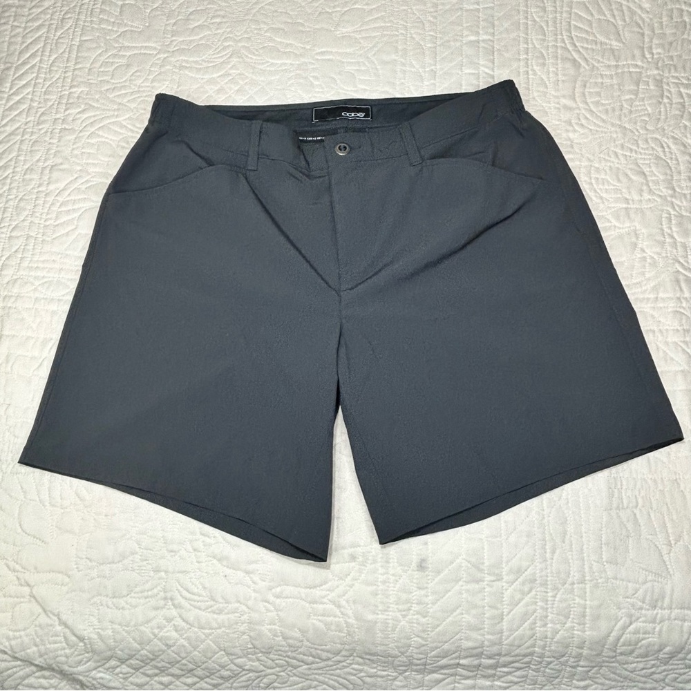 OOBE Shorts Women’s Gray Elastic Waist Stretch Lightweight Outdoor Sz 8